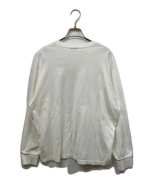 kolor/BEACON（カラービーコン）kolor/BEACON (カラービーコン) カレッジロングスリーブTシャツ ホワイト サイズ:	SIZE 1の古着・服飾アイテム