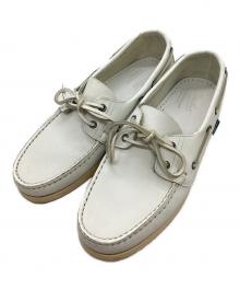 PARABOOT（パラブーツ）の古着「デッキシューズ」｜ホワイト