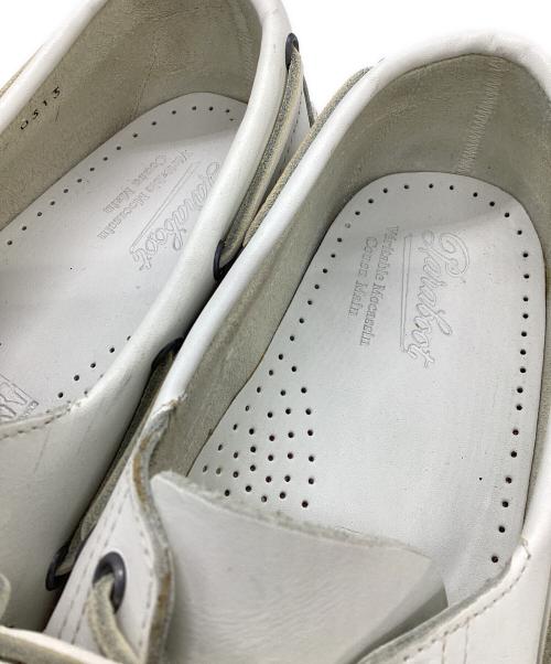 PARABOOT（パラブーツ）PARABOOT (パラブーツ) デッキシューズ ホワイト サイズ:SIZE 7の古着・服飾アイテム