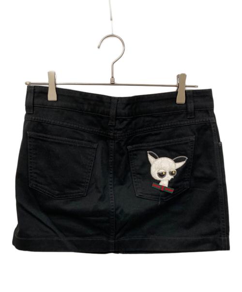 GUCCI（グッチ）GUCCI (グッチ) ミニスカート ブラック サイズ:	SIZE 40の古着・服飾アイテム