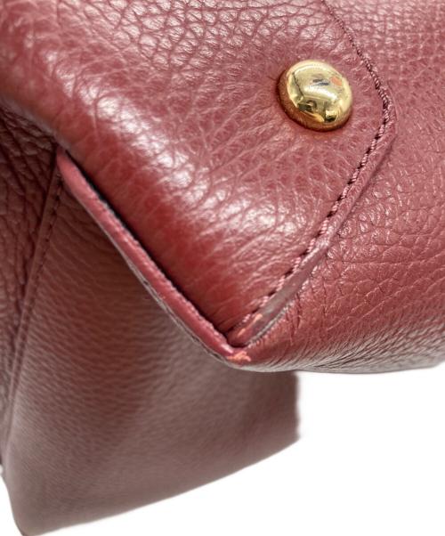 IACUCCI（イアクッチ）IACUCCI (イアクッチ) 2WAYスウェード切替バッグ レッドの古着・服飾アイテム