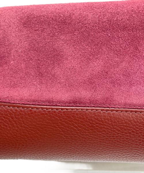 IACUCCI（イアクッチ）IACUCCI (イアクッチ) 2WAYスウェード切替バッグ レッドの古着・服飾アイテム