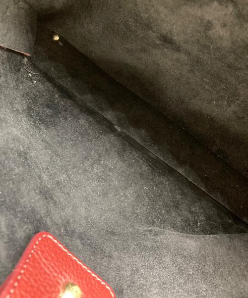 IACUCCI（イアクッチ）IACUCCI (イアクッチ) 2WAYスウェード切替バッグ レッドの古着・服飾アイテム