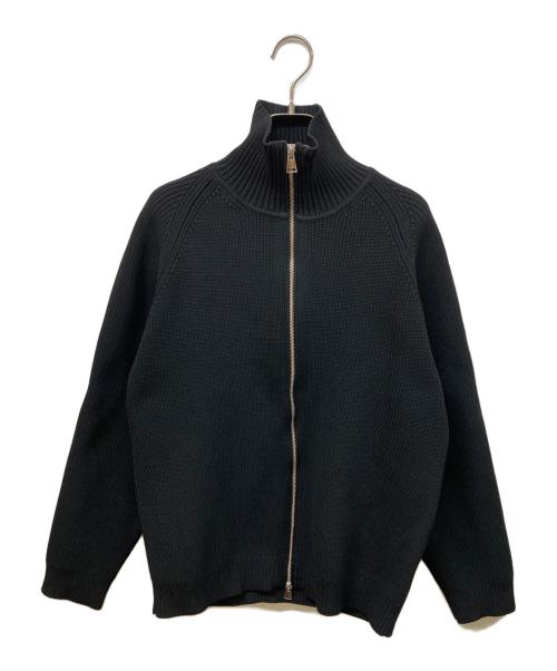 EDIFICE（エディフィス）EDIFICE (エディフィス) スポンディッシュ ドライバーズニット ブラック サイズ:SIZE Lの古着・服飾アイテム