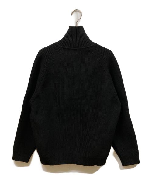 EDIFICE（エディフィス）EDIFICE (エディフィス) スポンディッシュ ドライバーズニット ブラック サイズ:SIZE Lの古着・服飾アイテム