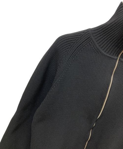 EDIFICE（エディフィス）EDIFICE (エディフィス) スポンディッシュ ドライバーズニット ブラック サイズ:SIZE Lの古着・服飾アイテム