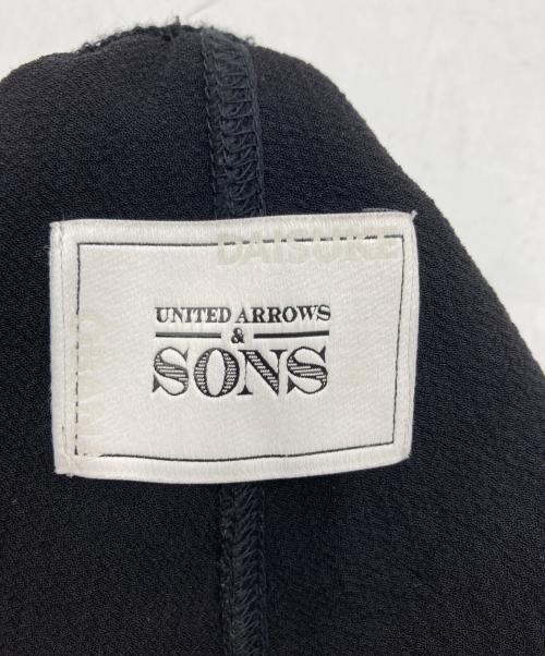 UNITED ARROWS & SONS（ユナイテッドアローズ＆サンズ）UNITED ARROWS & SONS (ユナイテッドアローズ＆サンズ) Ⅰ CR REG PANTS/パンツ ブラック サイズ:	SIZE Mの古着・服飾アイテム