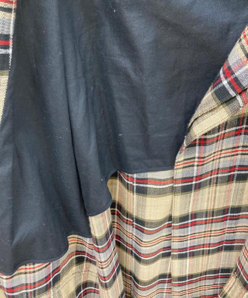 CABAN（キャバン）CABaN (キャバン) タータンチェック ステンカラーコート マルチカラー サイズ:	SIZE Mの古着・服飾アイテム