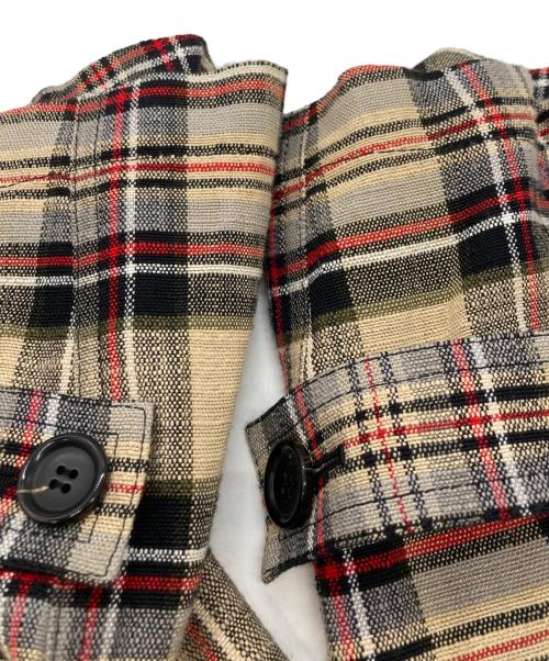 CABAN（キャバン）CABaN (キャバン) タータンチェック ステンカラーコート マルチカラー サイズ:	SIZE Mの古着・服飾アイテム