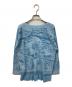 me ISSEY MIYAKE (ミーイッセイ ミヤケ) プリーツカットソー ブルー サイズ:実寸をご確認ください：12000円