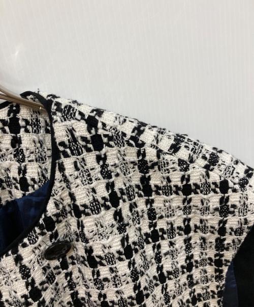 TOMORROW LAND（トゥモローランド）TOMORROW LAND (トゥモローランド) スラブシェパード コクーンジレ ブラック サイズ:SIZE 36の古着・服飾アイテム