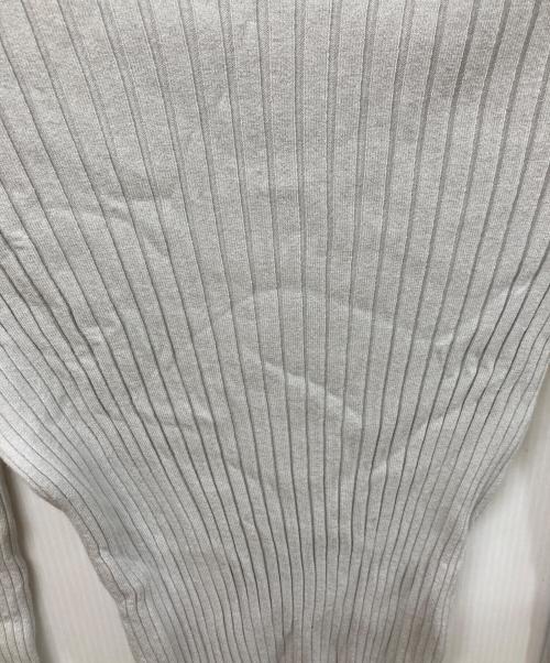 MM6 Maison Margiela（エムエムシックスメゾンマルジェラ）MM6 Maison Margiela (エムエムシックスメゾンマルジェラ) ショルダーボタンリブニット グレー サイズ:	SIZE Sの古着・服飾アイテム