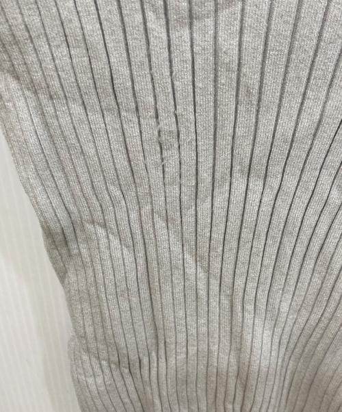 MM6 Maison Margiela（エムエムシックスメゾンマルジェラ）MM6 Maison Margiela (エムエムシックスメゾンマルジェラ) ショルダーボタンリブニット グレー サイズ:	SIZE Sの古着・服飾アイテム