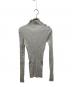 MM6 Maison Margiela（エムエムシックスメゾンマルジェラ）の古着「ショルダーボタンリブニット」｜グレー