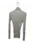 MM6 Maison Margiela (エムエムシックスメゾンマルジェラ) ショルダーボタンリブニット グレー サイズ:	SIZE S：6000円