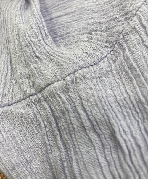 ne quittez pas（ヌキテパ）ne quittez pas (ヌキテパ) Cotton Gauze Leaf Embroidery Yoke Dress/コットン ガーゼ リーフ エンブロイダリーヨークドレス パープル サイズ:SIZE Sの古着・服飾アイテム