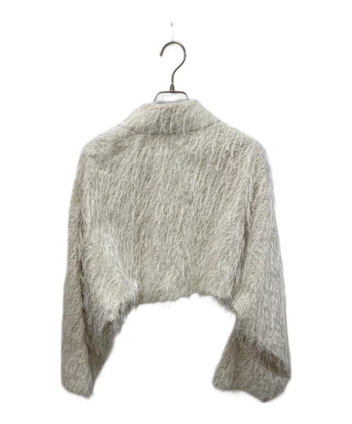 CLANE（クラネ）CLANE (クラネ) FRINGE SHORT JACKET/フリンジショートジャケット アイボリー サイズ:SIZE 2の古着・服飾アイテム