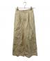 ne quittez pas（ヌキテパ）の古着「コットン リネン フォイル プリント パンツ “Cotton Linen Foil Print Pants”」｜ベージュ