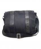 LOEWEロエベ）の古着「メッセンジャーバッグ」｜ブラック