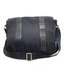 LOEWE（ロエベ）の古着「メッセンジャーバッグ」｜ブラック