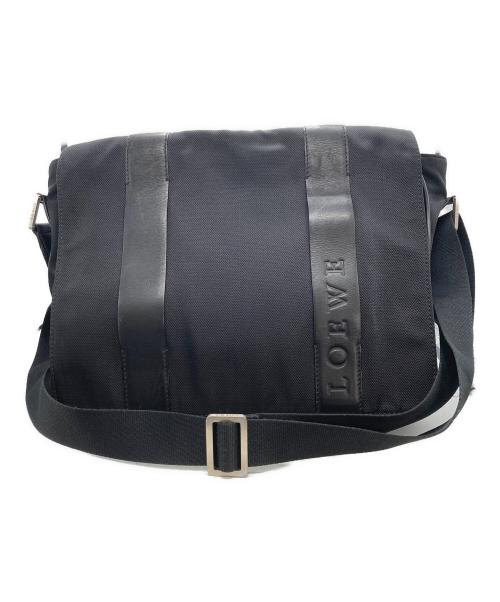 LOEWE（ロエベ）LOEWE (ロエベ) メッセンジャーバッグ ブラックの古着・服飾アイテム