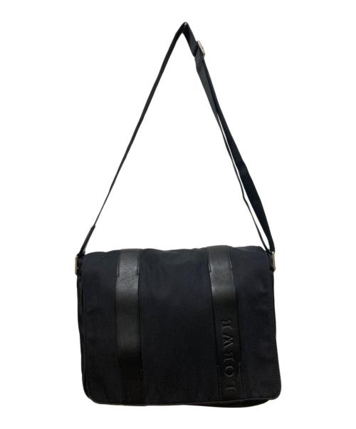 LOEWE（ロエベ）LOEWE (ロエベ) メッセンジャーバッグ ブラックの古着・服飾アイテム