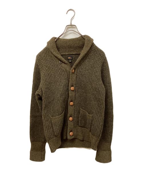 L.L.Bean（エルエルビーン）L.L.Bean (エルエルビーン) シグネチャー ショールカラーニットカーディガン カーキ サイズ:	SIZE Sの古着・服飾アイテム