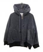 OVERCOATオーバーコート）の古着「HOODED BLOUSON IN COTTON CORDUROY(フーデッドブルゾン イン コットンコーデュロイ)」｜ネイビー
