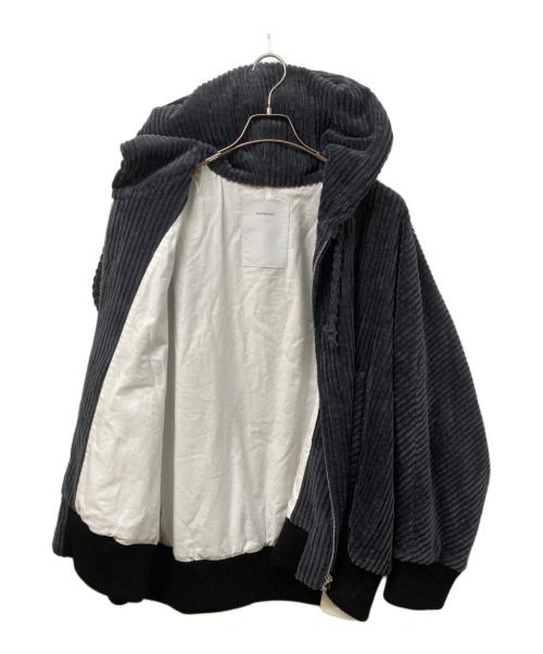 OVERCOAT（オーバーコート）OVERCOAT (オーバーコート) HOODED BLOUSON IN COTTON CORDUROY(フーデッドブルゾン イン コットンコーデュロイ) ネイビー サイズ:SIZE Freeの古着・服飾アイテム