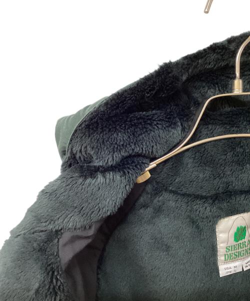 SIERRA DESIGNS（シエラデザインズ）SIERRA DESIGNS (シエラデザインズ) POLARTEC SHORT PARKA グリーン サイズ:SIZE Lの古着・服飾アイテム
