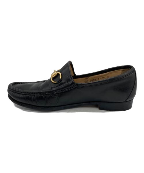 GUCCI（グッチ）GUCCI (グッチ) ビットローファー ブラック サイズ:	40 1/2の古着・服飾アイテム