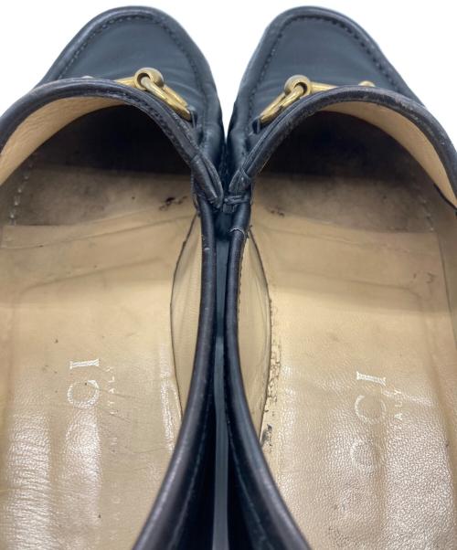 GUCCI（グッチ）GUCCI (グッチ) ビットローファー ブラック サイズ:	40 1/2の古着・服飾アイテム
