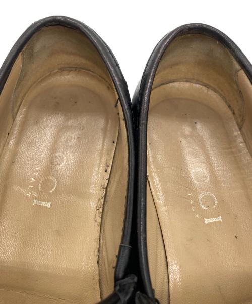 GUCCI（グッチ）GUCCI (グッチ) ビットローファー ブラック サイズ:	40 1/2の古着・服飾アイテム