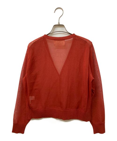 PUBLIC TOKYO（パブリックトウキョウ）PUBLIC TOKYO (パブリックトウキョウ) コットンシアーカーデ レッド サイズ:	SIZE Freeの古着・服飾アイテム