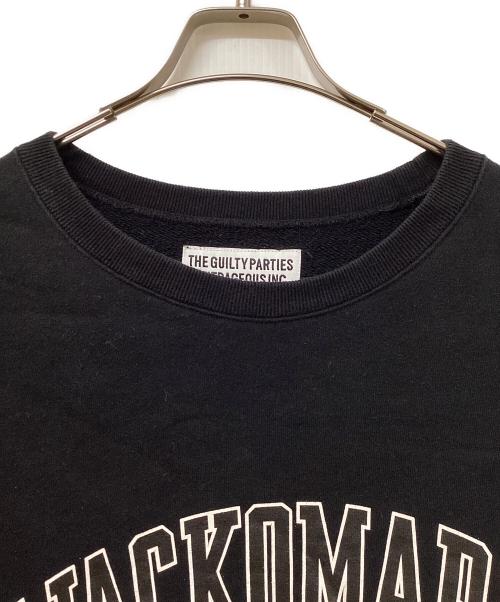 WACKO MARIA（ワコマリア）WACKO MARIA (ワコマリア) MIDDLE WEIGHT CREW NECK SWEAT SHIRT ブラック サイズ:SIZE XLの古着・服飾アイテム