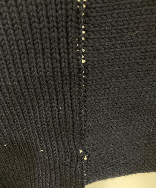 RAF SIMONS（ラフシモンズ）RAF SIMONS (ラフシモンズ) RSロゴクロップドニット ネイビー サイズ:SIZE Sの古着・服飾アイテム