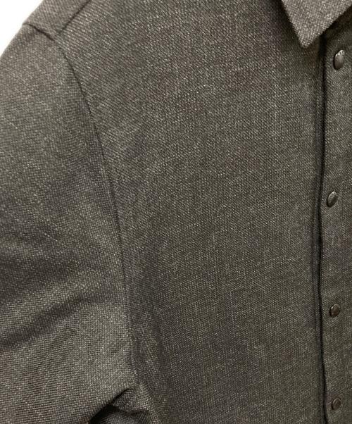 VALENTINO（ヴァレンティノ）VALENTINO (ヴァレンティノ) メタリックVディテール ウールブルゾン グレー サイズ:SIZE 48の古着・服飾アイテム