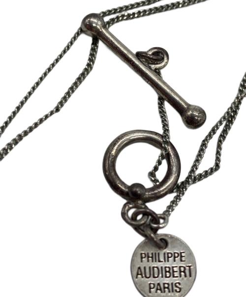 philippe audibert（フィリップオーディベール）PHILIPPE AUDIBERT (フィリップオーディベール) シルバーコインネックレスの古着・服飾アイテム