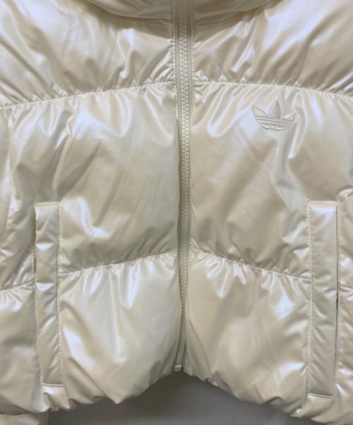 adidas（アディダス）adidas (アディダス) ジップオフスリーブ ジャケット ホワイト サイズ:	SIZE XSの古着・服飾アイテム