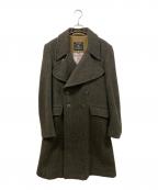 NIGEL CABOURNナイジェルケーボン）の古着「ヘリンボーンウールダブルコート」｜ブラウン