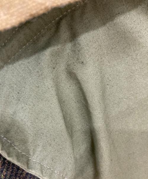 NIGEL CABOURN（ナイジェルケーボン）NIGEL CABOURN (ナイジェルケーボン) ヘリンボーンウールダブルコート ブラウン サイズ:SIZE 48の古着・服飾アイテム