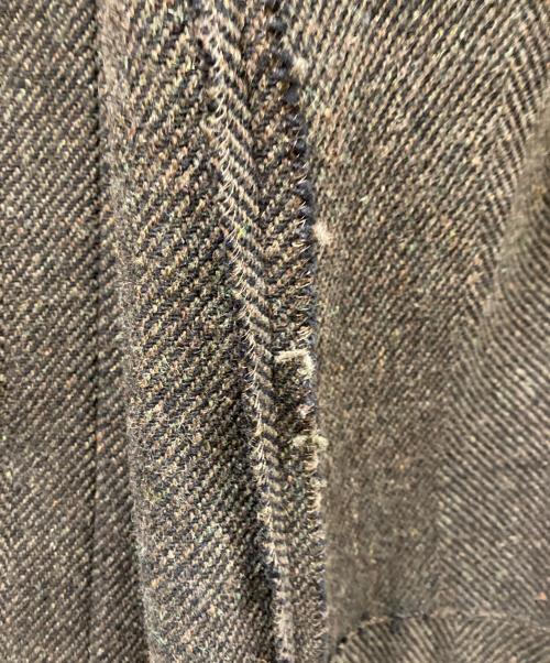 NIGEL CABOURN（ナイジェルケーボン）NIGEL CABOURN (ナイジェルケーボン) ヘリンボーンウールダブルコート ブラウン サイズ:SIZE 48の古着・服飾アイテム