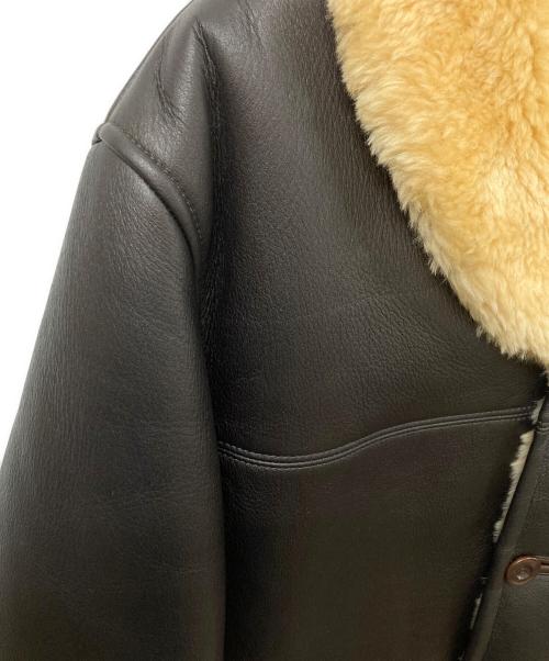 Y'2 leather（ワイツーレザー）Y'2 leather (ワイツーレザー) ムートンレザージャケット ブラック サイズ:SIZE 40の古着・服飾アイテム