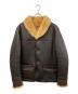 Y'2 leather（ワイツーレザー）の古着「ムートンレザージャケット」｜ブラック