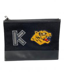 KENZO（ケンゾー）の古着「クラッチバッグ」｜ブラック