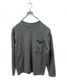 crepuscule（クレプスキュール）の古着「Pocket L/S Knit」｜グレー