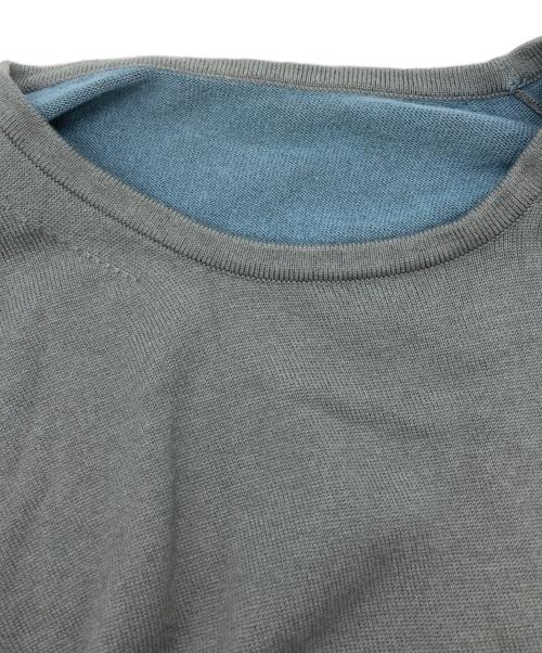 crepuscule（クレプスキュール）crepuscule (クレプスキュール) Pocket L/S Knit グレー サイズ:SIZE 2の古着・服飾アイテム