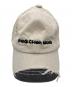 FENG CHEN WANG (フェンチェンワン) GREY DENIM SANDING FINISHING CAP ベージュ：5000円