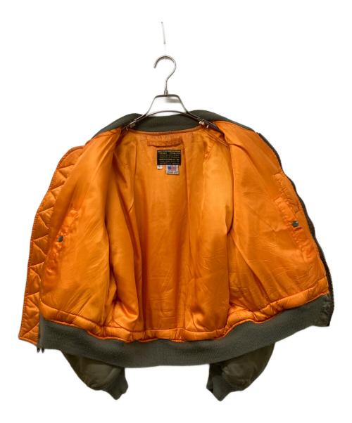 AVIREX（アヴィレックス）AVIREX (アヴィレックス) TOP GUN フライトジャケット カーキ サイズ:	SIZE Lの古着・服飾アイテム