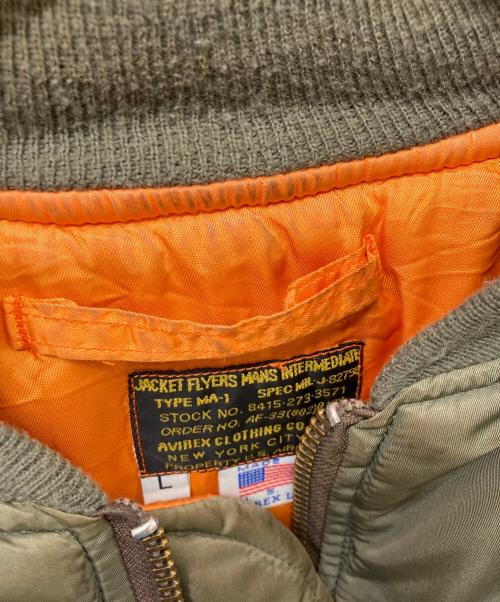 AVIREX（アヴィレックス）AVIREX (アヴィレックス) TOP GUN フライトジャケット カーキ サイズ:	SIZE Lの古着・服飾アイテム
